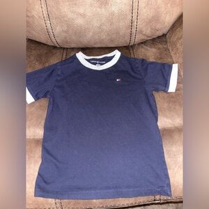 Tommy Hilfiger Blue and Gray Tee